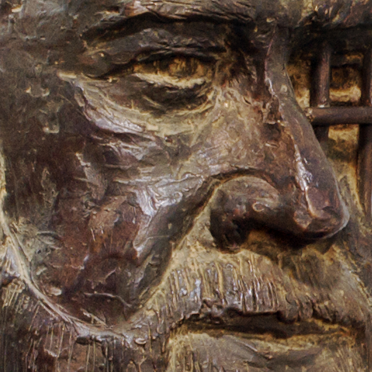 Bronzeskulptur 'Fließende Formen' von Gustav Duden - Abstrakte Kunstinstallation